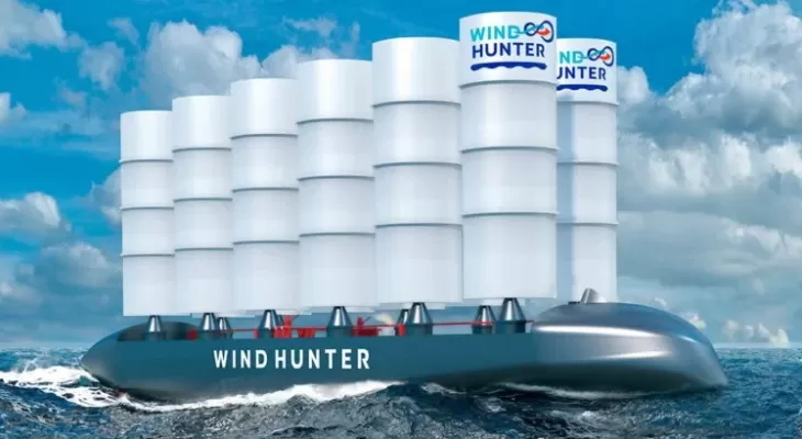 کشتی سازی با سوخت هیدروژن و نیروی باد