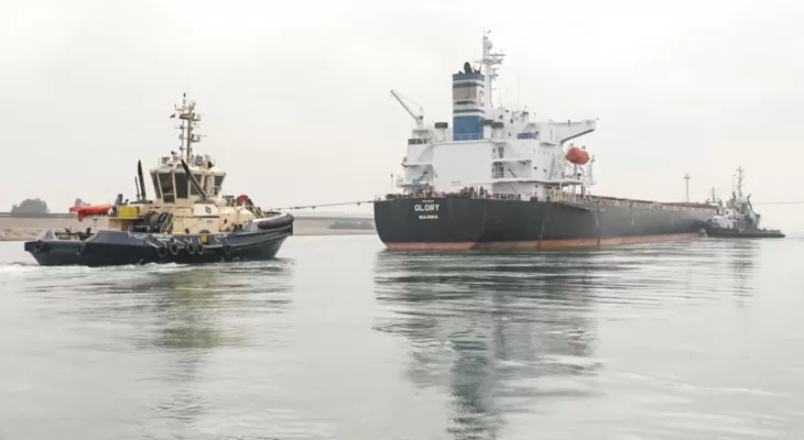 به گل نشستن کشتی اوکراینی در تنگه بُسفُر + فیلم