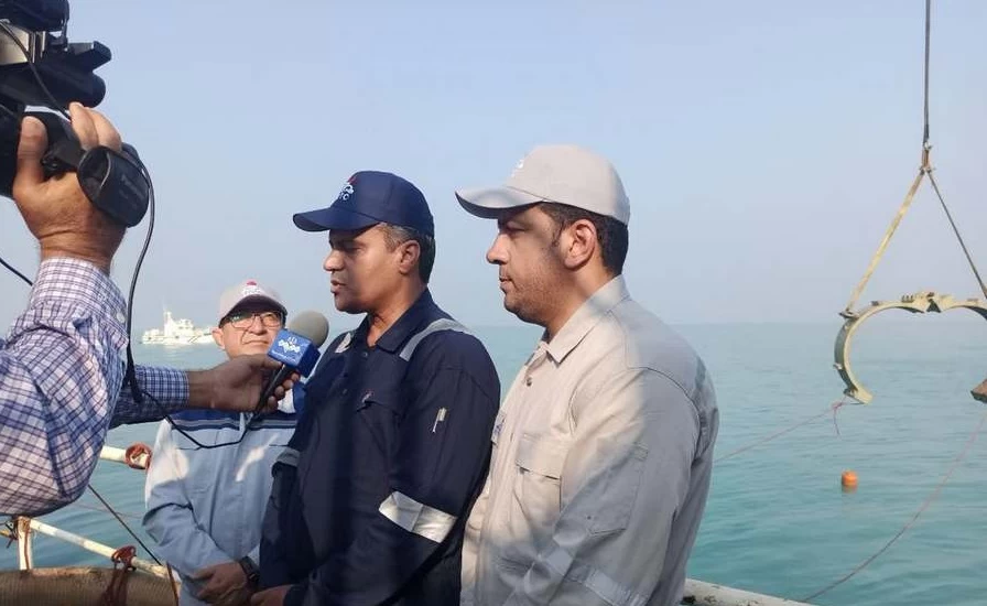 عملیات تعمیر خطوط انتقال نفت گناوه به خارگ به پایان رسید