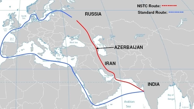 نقش کریدور شمال به جنوب در آینده اقتصادی ایران
