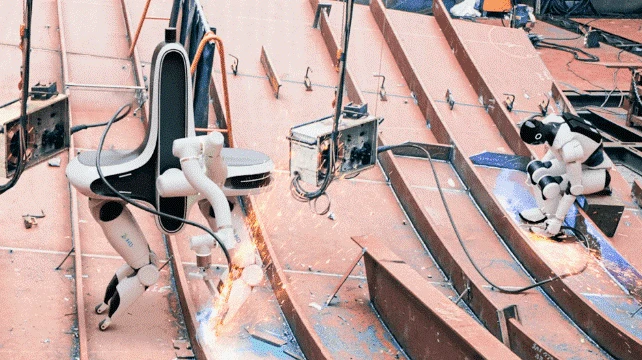 رقابت کره‌جنوبی با چین با توسعه ربات‌های انسان‌نما در کشتی‌سازی